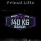 PRIMAL LIFTS BENCHPRESS BADGE